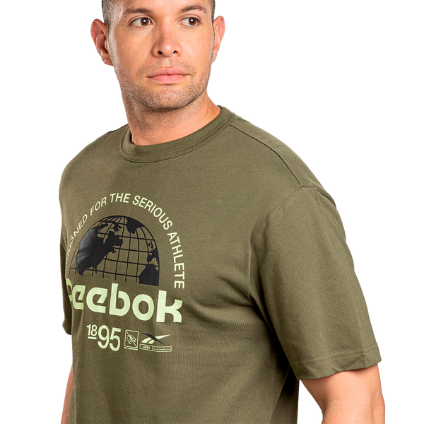 100037038 T-shirt de manga corta Reebok para hombre 