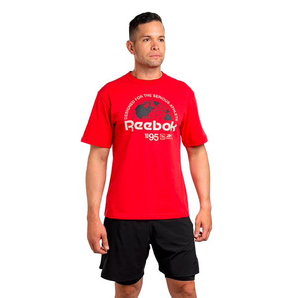 100037040 T-shirt de manga corta Reebok para hombre 