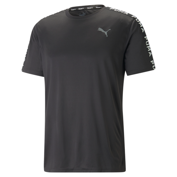523190 02 T-shirt de manga corta Fit Taped Puma para hombre 