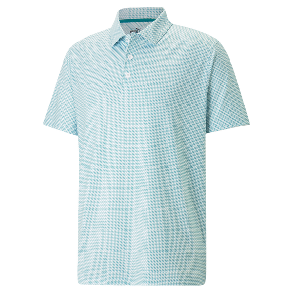 537455 02 Camiseta polo de manga corta Mattr Grids Puma para hombre 