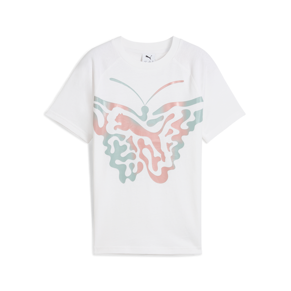 629884 02 T-shirt de manga corta Butterfly Vibe Puma para niña 