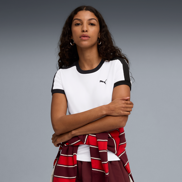 T-shirt de manga corta T7 Slim Puma para mujer. Ref: 632129 02 - 1
