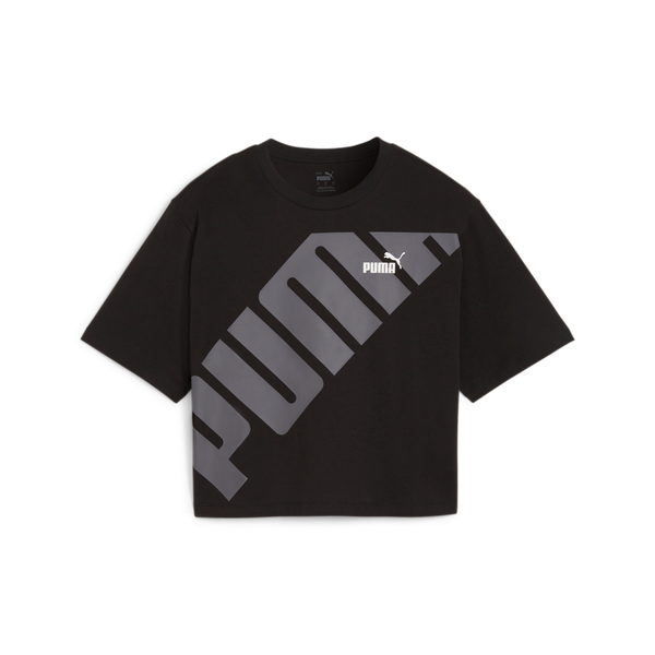 677896 01 T-shirt de manga corta Power Cropped Puma para mujer 