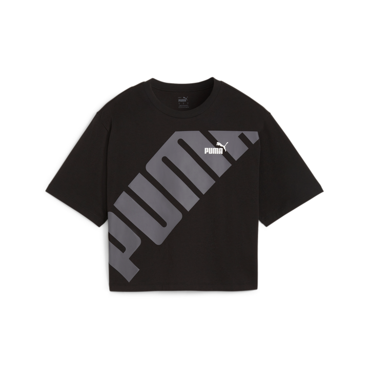 677896 01 T-shirt de manga corta Power Cropped Puma para mujer 