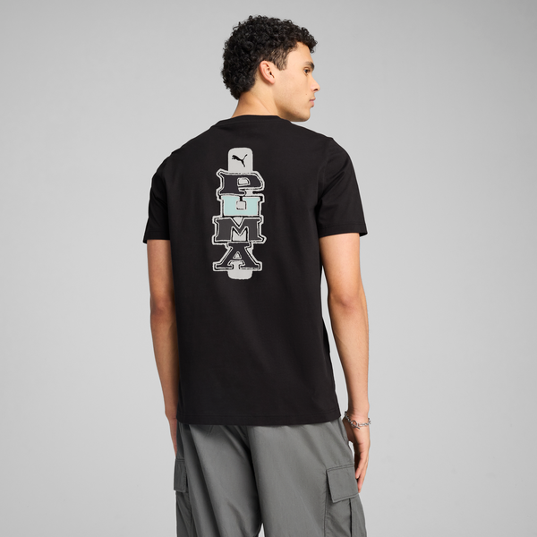 684832 01 T-shirt estampado de manga corta Back Puma para hombre 