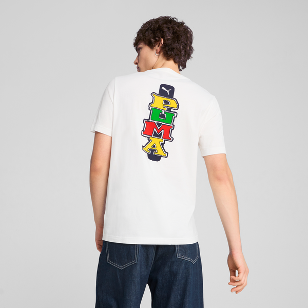 684832 02 T-shirt estampado de manga corta Back Puma para hombre 