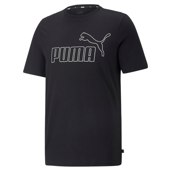 849883 01 T-shirt de manga corta Essentials Elevated + Big Outline Puma para hombre 