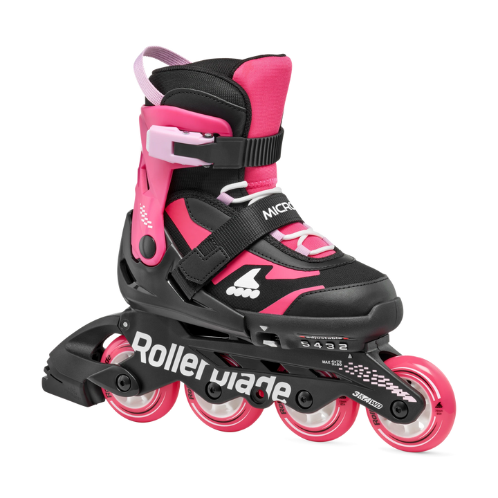 Combo Patines de ruedas en línea Microblade y pack de protección Rollerblade para niña. Ref: 86B0751550NJ02 - 2