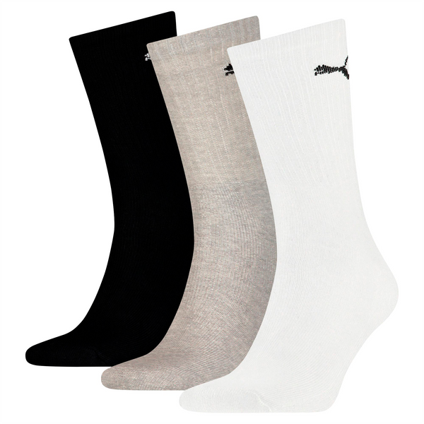 880355 10 Paquete de medias Puma Crew Puma unisex 