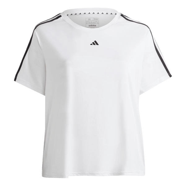 HZ5689 Camiseta AEROREADY Train Essentials 3 bandas (Tallas grandes) adidas para mujer