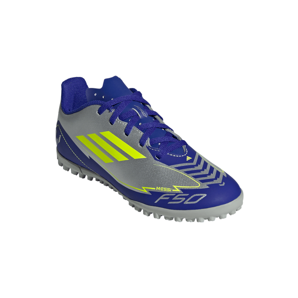 IH0923 Taquillos de fútbol F50 Club Messi cesped artificial Niños adidas unisex