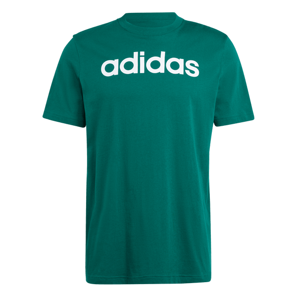 IJ8658 Camiseta Essentials Logo Lineal Bordado Tejido Jersey adidas para hombre
