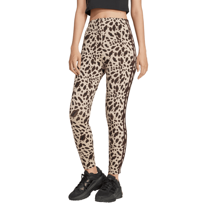 IX3722 Mallas Essentials 3 Franjas Animal Print adidas para mujer