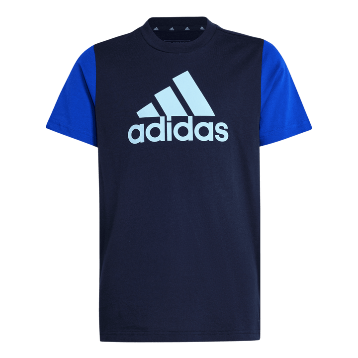 IX9515 Camiseta Essentials Big Logo Colorblock Cotton (Adolescentes) adidas unisex