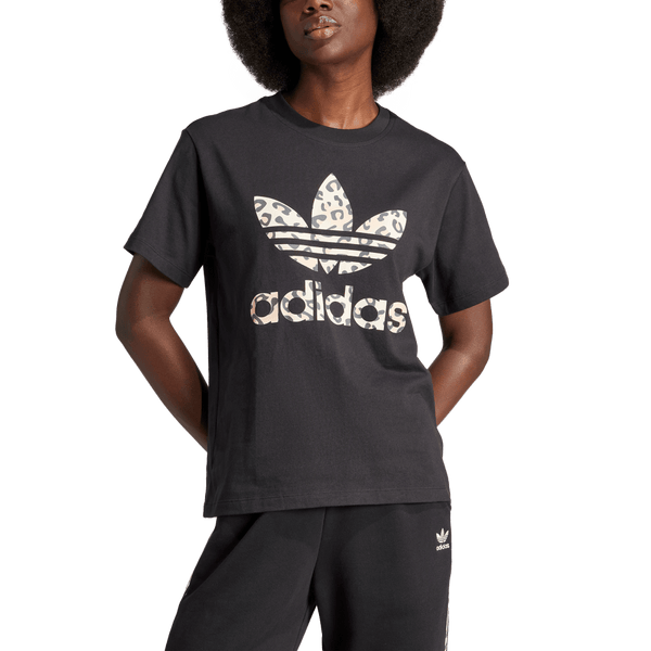IY7055 Camiseta adidas Originals Leopard Luxe Trifolio adidas para mujer