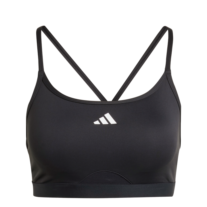 JF3344 Top Deportivo de Entrenamiento Aeroreact 3 Franjas adidas para mujer