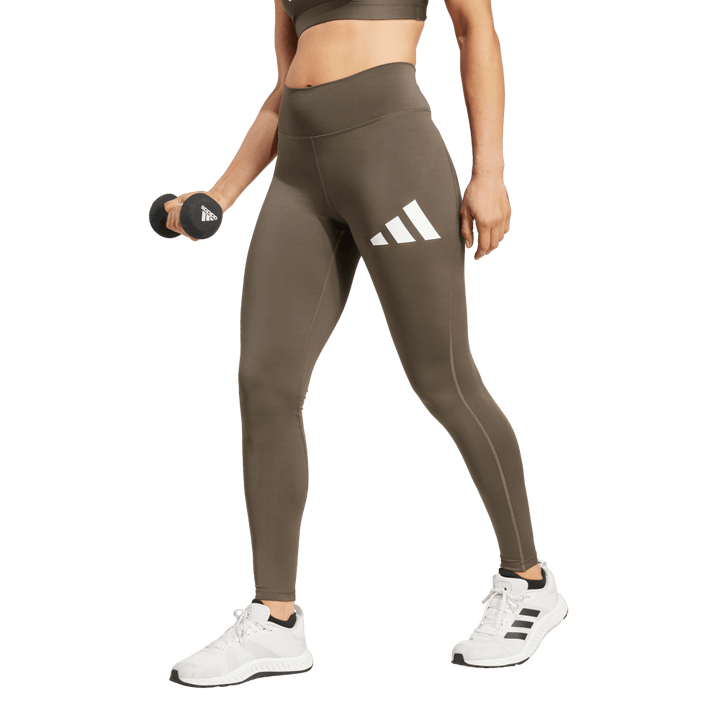 JG3942 Mallas Largas Train Essentials Logo Grande Corte Alto adidas para mujer