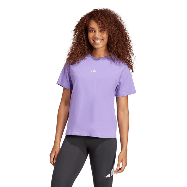 JI6076 ESSENTIALS SMALL LOGO COTTON T-SHIRT adidas para mujer