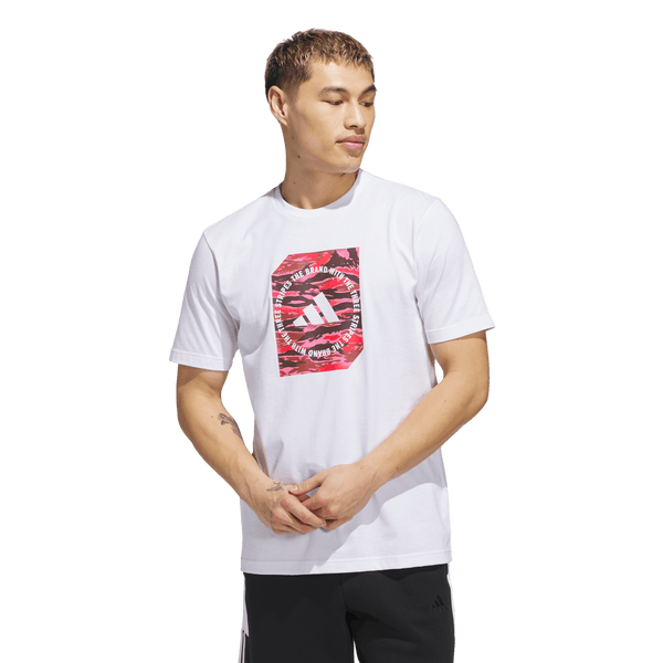 JI6763 Playera Estampada Camo Shape adidas para hombre