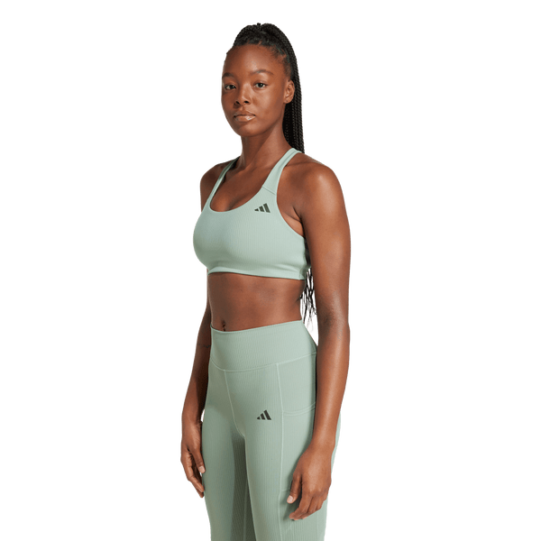 JI8046 Powerimpact Rib Medium Support Training Bra adidas para mujer
