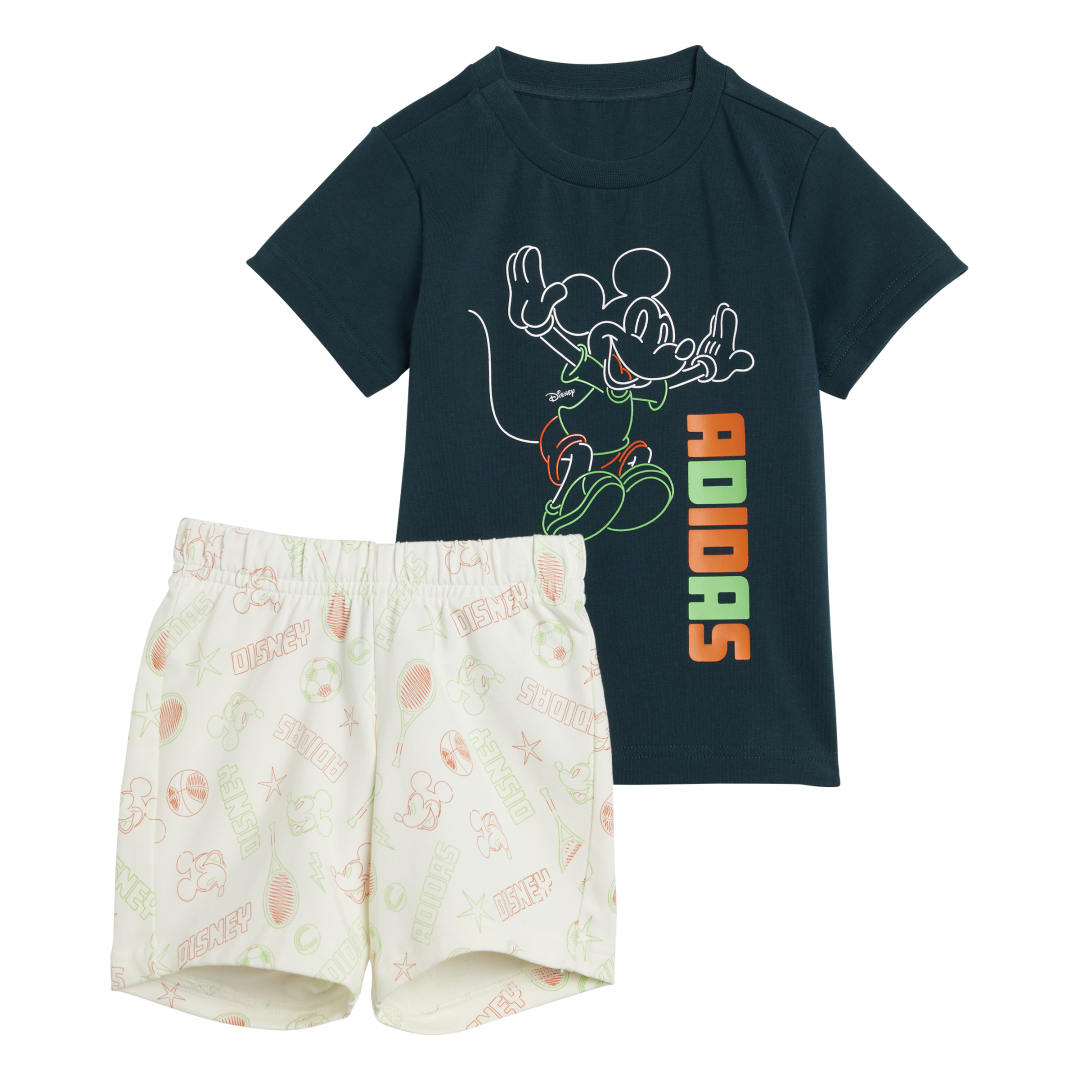 Conjunto de camiseta Disney Mickey Mouse para niños (Infante) adidas ...
