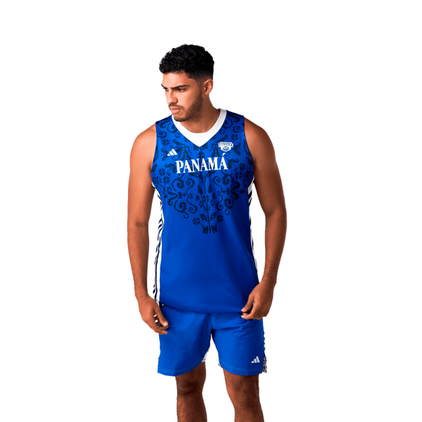 KL1705 Jersey visitante adidas + Federación Panameña de Baloncesto 25-26 para hombre adidas para hombre