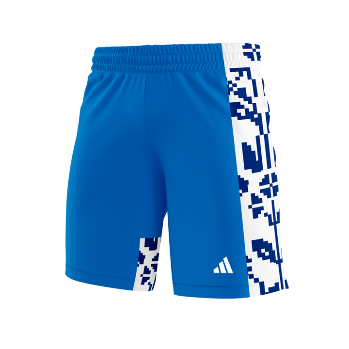 KL1709 Shorts visitante adidas + Federación Panameña de Baloncesto 25-26 para hombre adidas para hombre