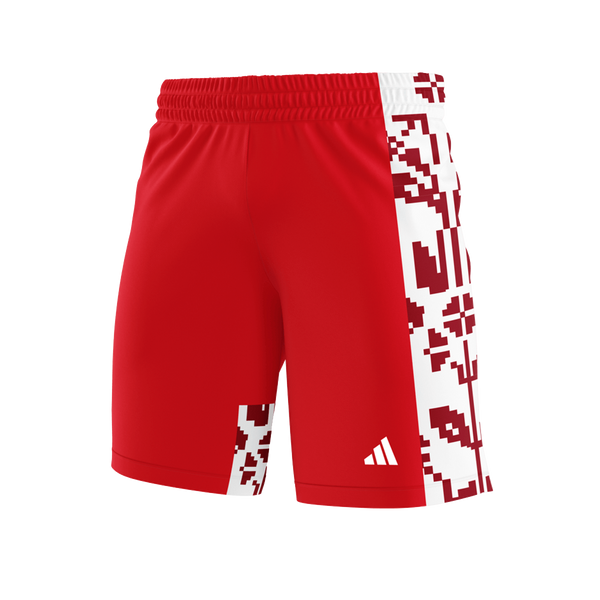 KL1710 Shorts local adidas + Federación Panameña de Baloncesto 25-26 para hombre adidas para hombre