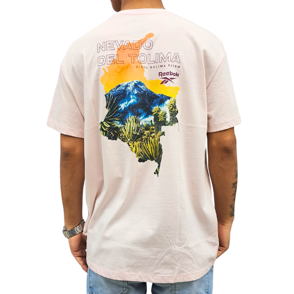 T-shirt de manga corta Nevados Del Tolima National Park Reebok para hombre