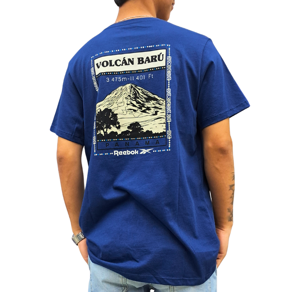 T-shirt de manga corta Volcán Barú National Park Reebok para hombre