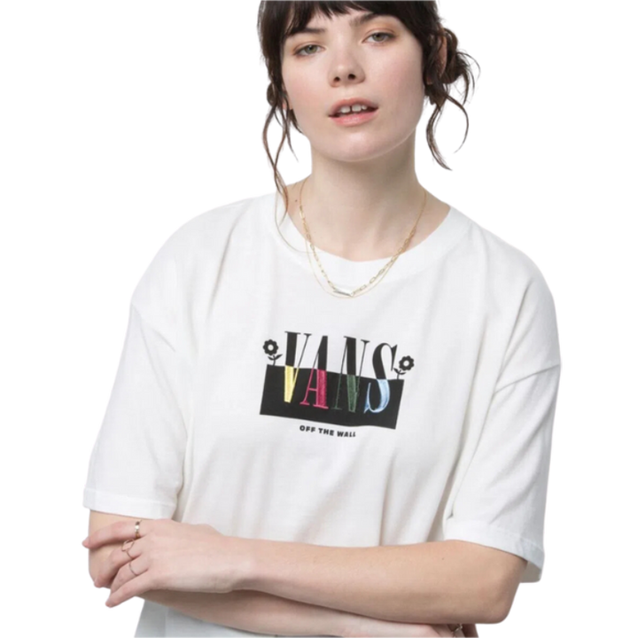 VN0A7RTIFS8 T-shirt de manga corta Vans para mujer 