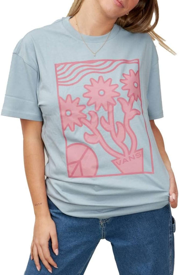 VN0A7YUVBD2 T-shirt de manga corta Vans para mujer 